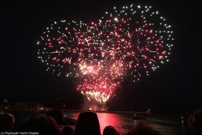 British Fireworks Championships with Plymouth Yacht Charter
